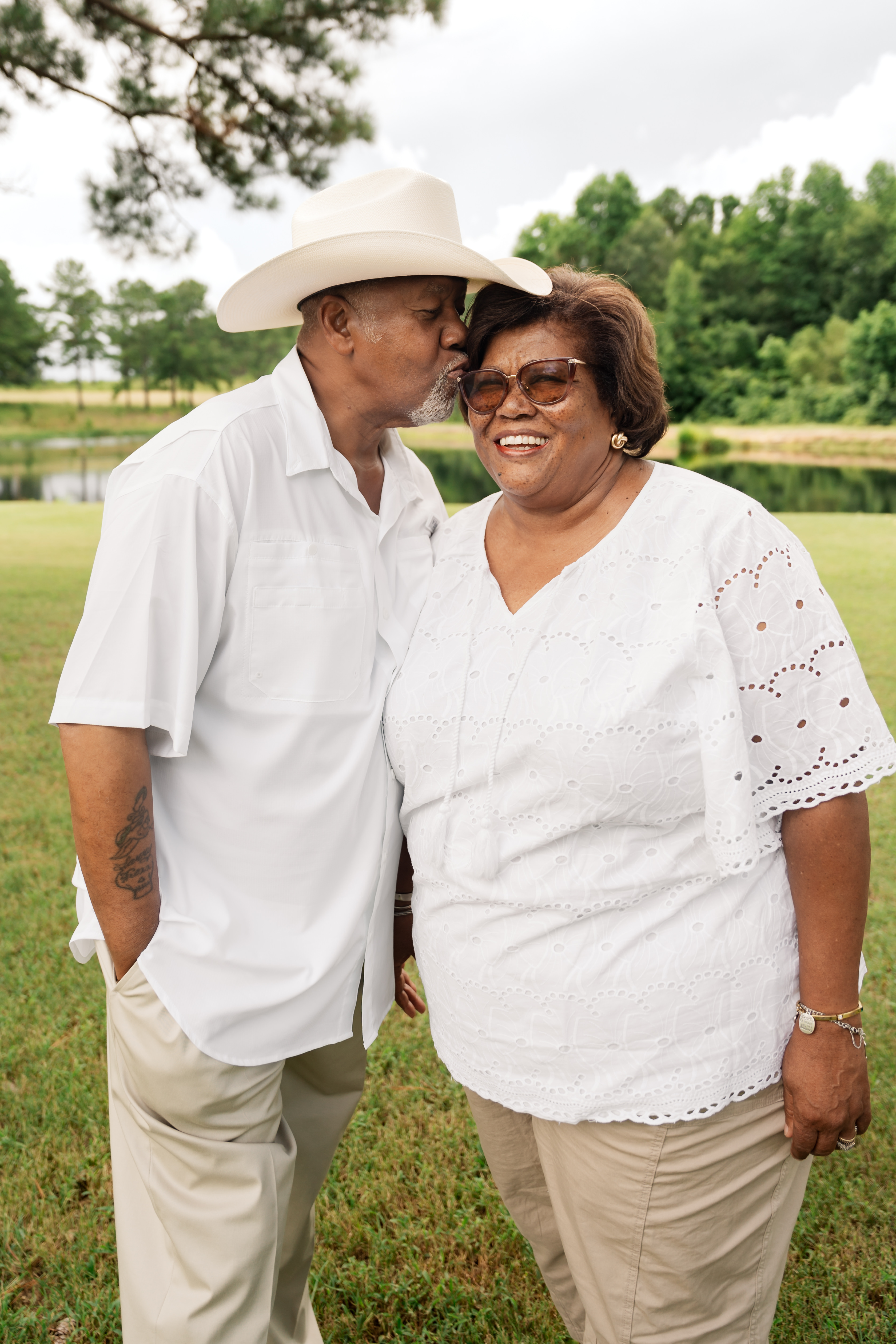 The Banks Family, a moment on the land